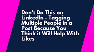 Avoid Using Tags In Irrelevant Posts