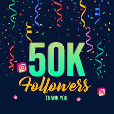 50k followers a lot on Instagram