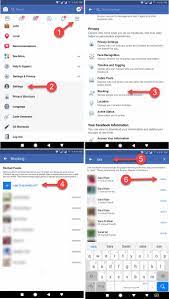 block friend on facebook mobile