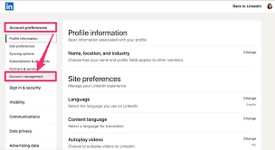 linkedin account management