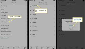 link instagram to facebook ios